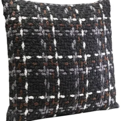 Coussin Colorado noir 45x45cm>KARE Design Clearance