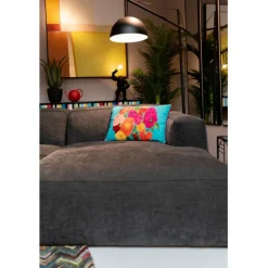 Coussin Fiorista Blue 60x40cm><noscript><img width=