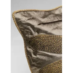 Coussin Glitter Dragenfly marron 40x40cm><noscript><img width=