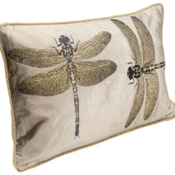 Coussin Glitter Dragonfly marron 50x30cm>KARE Design Discount