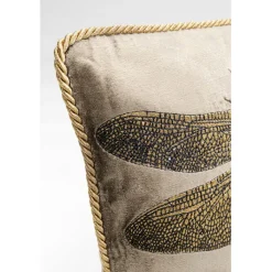 Coussin Glitter Dragonfly marron 50x30cm><noscript><img width=