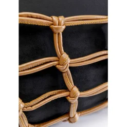 Coussin Grete Plaid noir 50x30cm><noscript><img width=