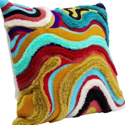 Coussin Waves multi 45x45cm><noscript><img width=