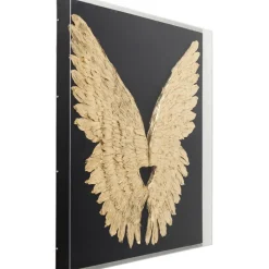 Décoration murale Wings doré Black 120x120cm><noscript><img width=