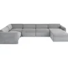 Ensemble de canapés 1 Lucca gris droite 328cm>KARE Design