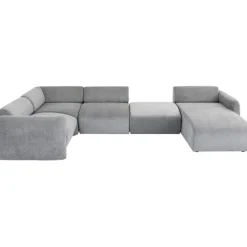 Ensemble de canapés 2 Lucca gris droite 328cm>KARE Design Sale