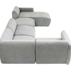 Ensemble de canapés 2 Lucca gris droite 328cm><noscript><img width=