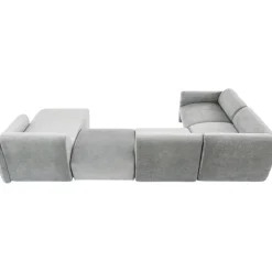 Ensemble de canapés 2 Lucca gris droite 328cm><noscript><img width=