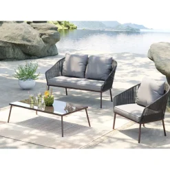 Ensemble de sièges Elba gris Quattro Outd. (4/part><noscript><img width=