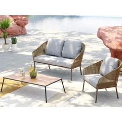 Ensemble de sièges Elba Quattro nature Out (4-pcs)><noscript><img width=