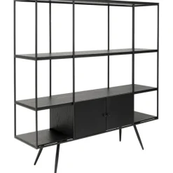 Etagère Cosy Sixties noir 180x183cm>KARE Design Outlet