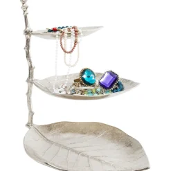 Etagère décorative Leaf argent 45cm>KARE Design