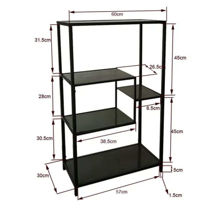 Etagère Loft doré 100x60>KARE Design Best