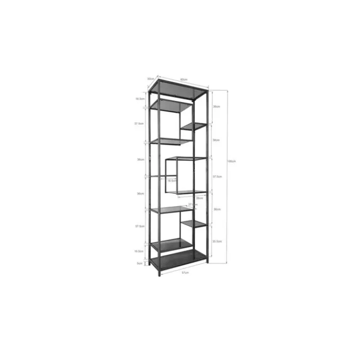Etagère Loft doré 60x195cm>KARE Design Sale