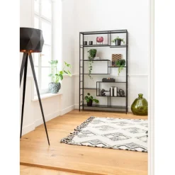 Etagère Loft noir 115x195cm><noscript><img width=