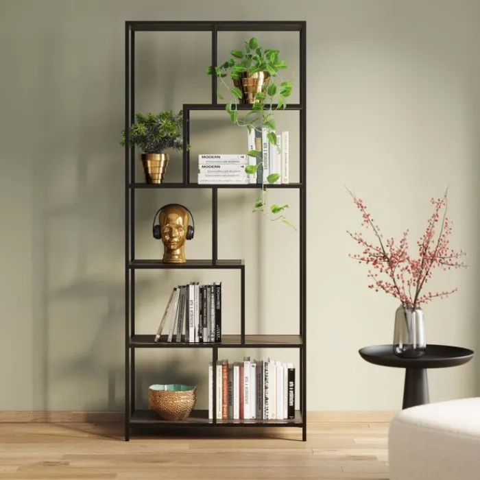 Etagère Loftie noir 77x185cm>KARE Design