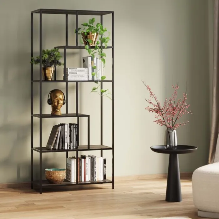 Etagère Loftie noir 77x185cm>KARE Design