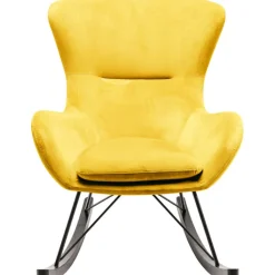 Fauteuil à bascule Oslo jaune><noscript><img width=