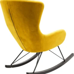 Fauteuil à bascule Oslo jaune><noscript><img width=