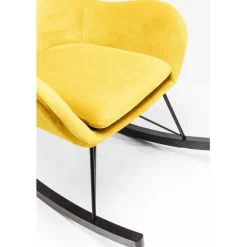 Fauteuil à bascule Oslo jaune><noscript><img width=