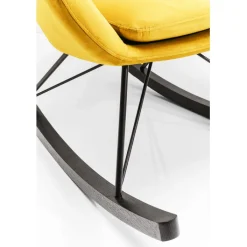 Fauteuil à bascule Oslo jaune><noscript><img width=