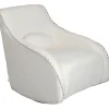 Fauteuil à bascule Swing Ritmo bouclé crème>KARE Design New