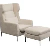 Fauteuil + tabouret Quinn High beige>KARE Design Sale
