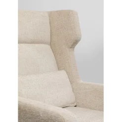 Fauteuil + tabouret Quinn High beige><noscript><img width=