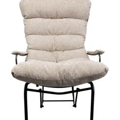 Fauteuil + tabouret Vienna Swing beige><noscript><img width=