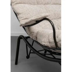 Fauteuil + tabouret Vienna Swing beige><noscript><img width=