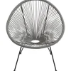 Fauteuil Acapulco gris>KARE Design Outlet