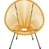 Fauteuil Acapulco jaune>KARE Design Outlet