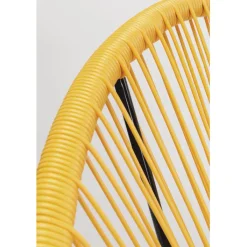 Fauteuil Acapulco jaune (set de 2)>KARE Design Discount