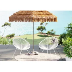 Fauteuil Acapulco Mono blanc (set de 2)>KARE Design Outlet