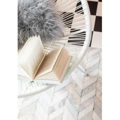 Fauteuil Acapulco Mono blanc><noscript><img width=