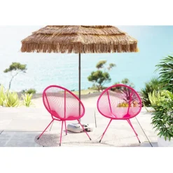 Fauteuil Acapulco Mono fuchsia (set de 2)>KARE Design Best