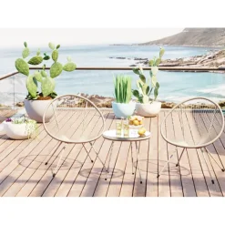 Fauteuil Acapulco Mono greige>KARE Design Online