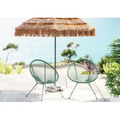 Fauteuil Acapulco Mono vert (set de 2)>KARE Design