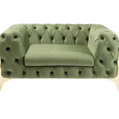 Fauteuil Bellissima velours vert 120cm>KARE Design New