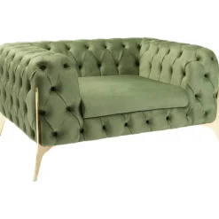 Fauteuil Bellissima velours vert 120cm>KARE Design New