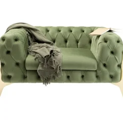 Fauteuil Bellissima velours vert 120cm><noscript><img width=