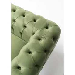 Fauteuil Bellissima velours vert 120cm><noscript><img width=