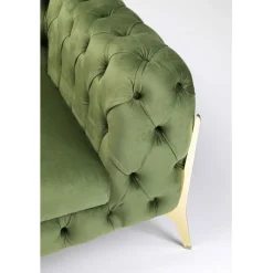 Fauteuil Bellissima velours vert 120cm><noscript><img width=