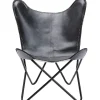Fauteuil California cuir noir>KARE Design Sale