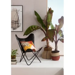 Fauteuil California cuir noir><noscript><img width=