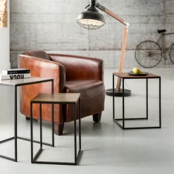 Fauteuil Cigar Lounge marron><noscript><img width=