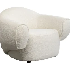 Fauteuil Dreamy bouclé crème>KARE Design Clearance