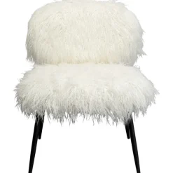 Fauteuil Hairy blanc>KARE Design Online