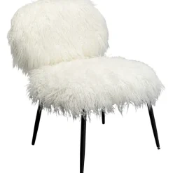 Fauteuil Hairy blanc>KARE Design Online