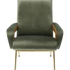 Fauteuil Luna haut dossier vert>KARE Design New